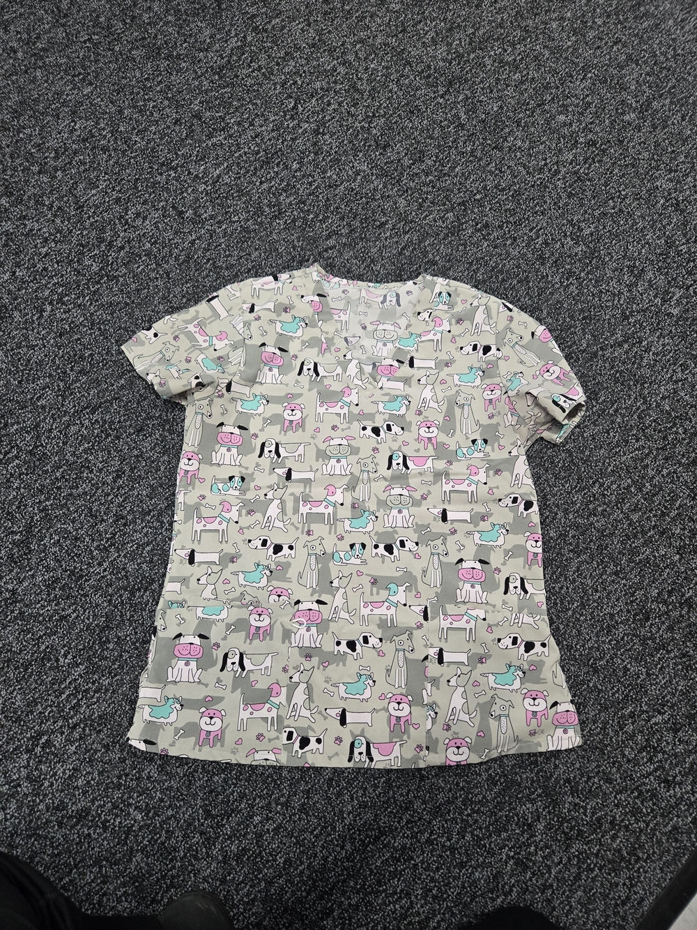 Animal Themed Scrub Top